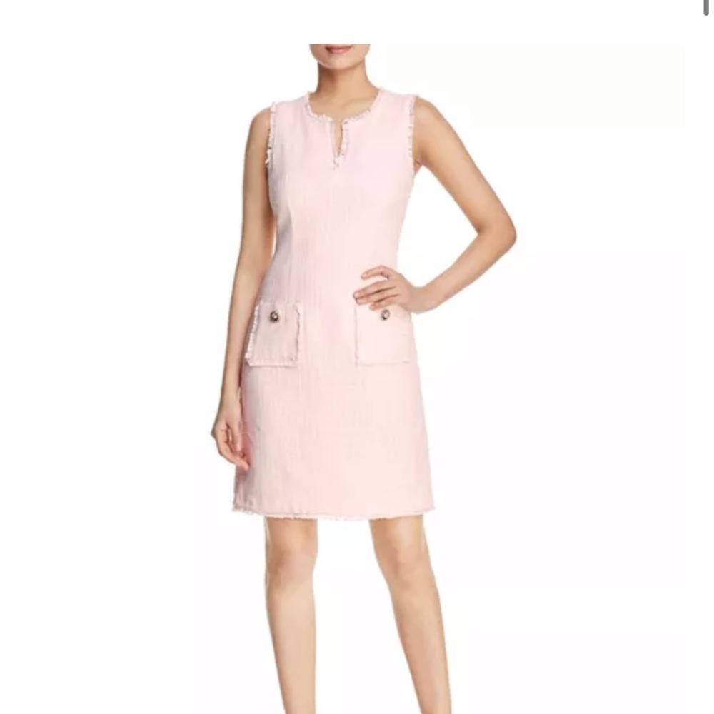 Karl Lagerfeld Light Pink Sleeveless Midi Dress